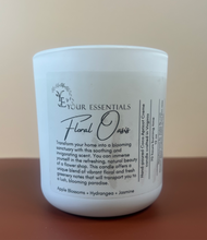 Load image into Gallery viewer, Floral Oasis Candle - Coco Apricot Crème Wax 12 oz
