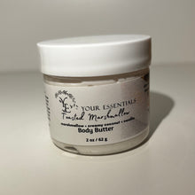 Load image into Gallery viewer, Jar of body butter with a white lid on a light gray surface