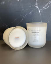 Load image into Gallery viewer, Fresh Roses Apricot and Coconut Candle
