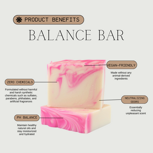 Balance Bar, Vaginal Feminine Wash (PH Balanced), Yoni Bar Soap