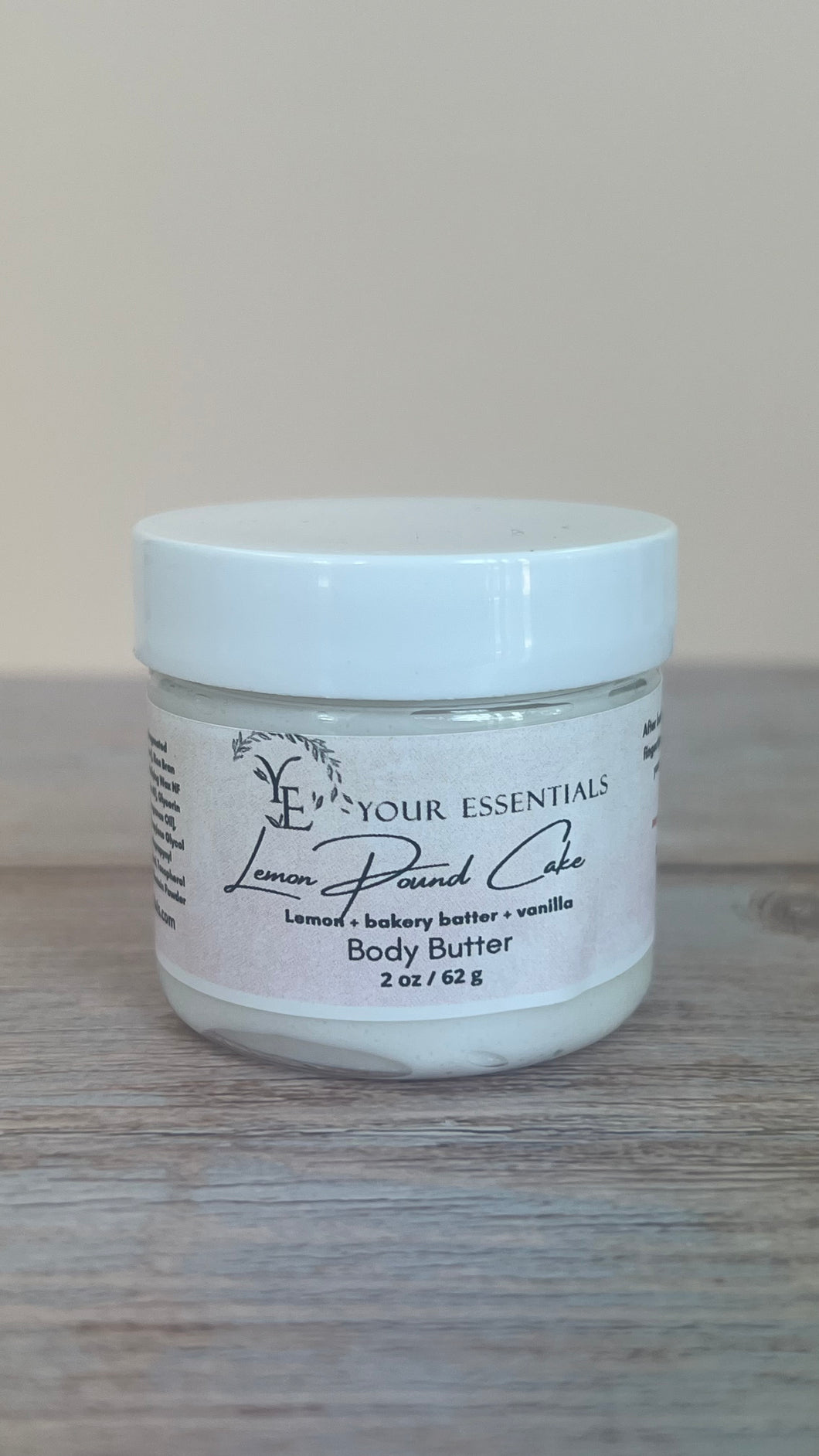 Lemon Pound Cake Body Butter (Shea Butter)