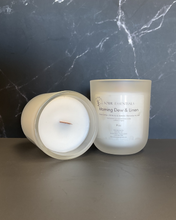Load image into Gallery viewer, Morning Dew &amp; Linen Apricot and Coconut Candle
