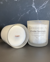 Load image into Gallery viewer, Saltwater Sanctuary Apricot and Coconut Candle
