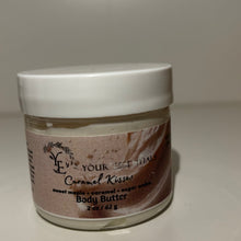 Load image into Gallery viewer, Jar of body butter with a white lid on a light gray background
