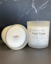 Load image into Gallery viewer, Fresh Roses Apricot and Coconut Candle
