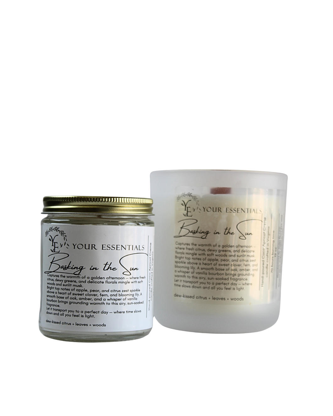 Basking in the Sun Candle