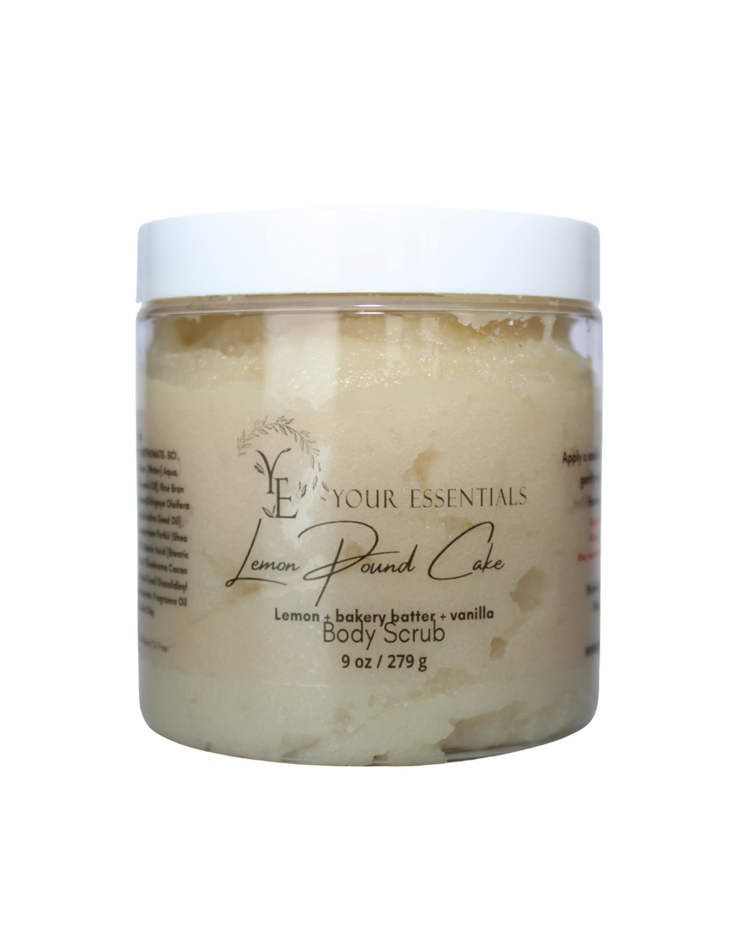 Lemon Pound Cake Shea Butter Body Scrub