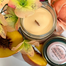 Load image into Gallery viewer, Peach Magnolia 7 oz Soy Blend Candle
