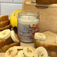 Load image into Gallery viewer, Banana Nut Bread 7 oz Soy Blend Candle
