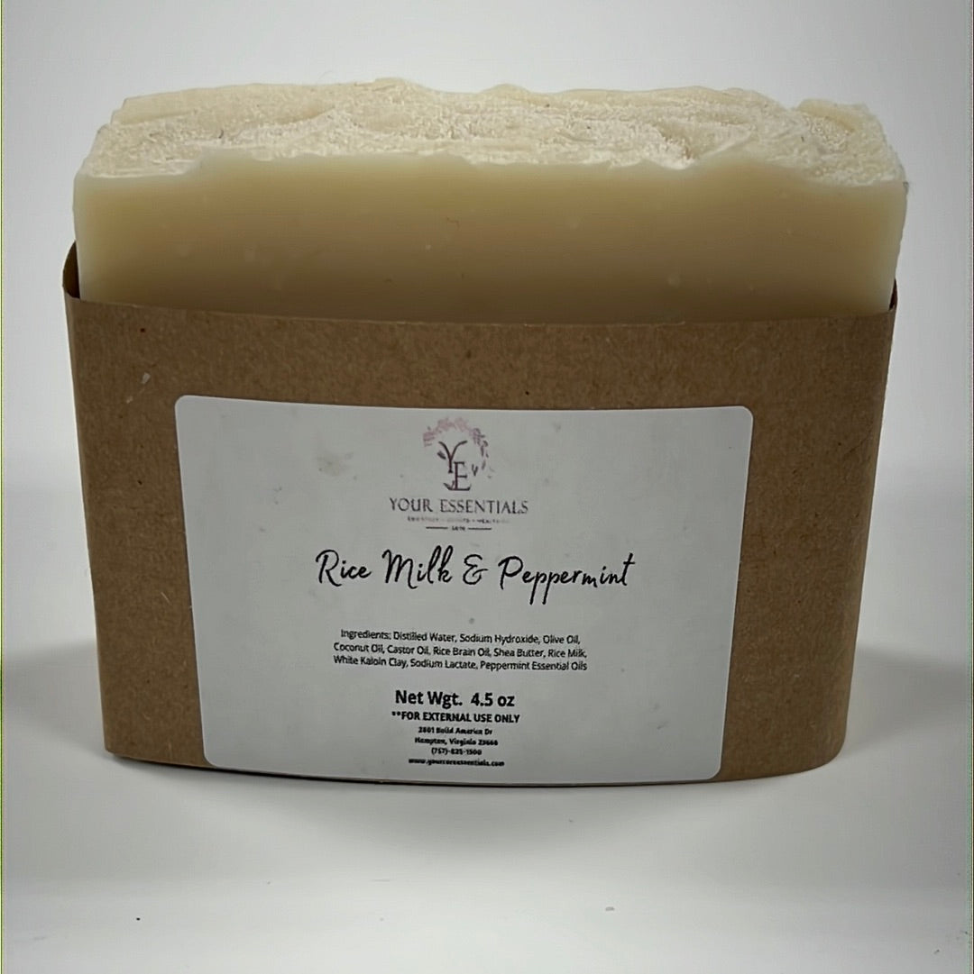 Rice Milk and Peppermint Soap – Your Essentials