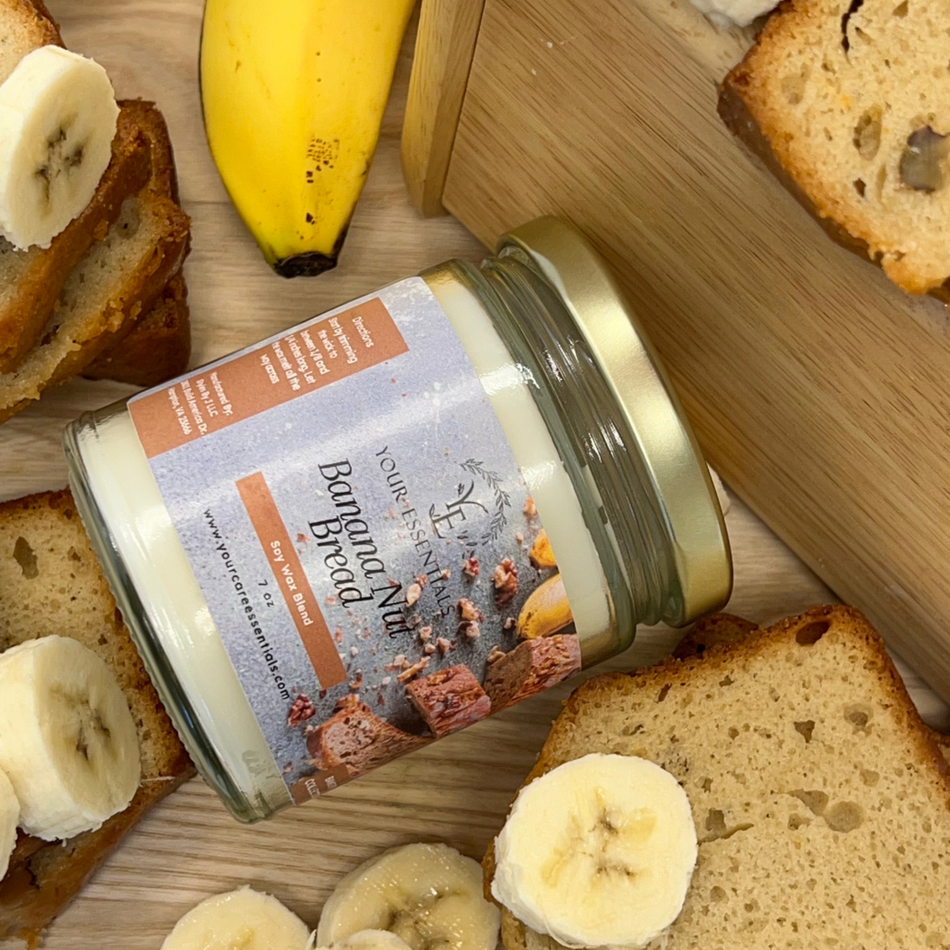 Banana Nut Bread 7 oz Soy Blend Candle